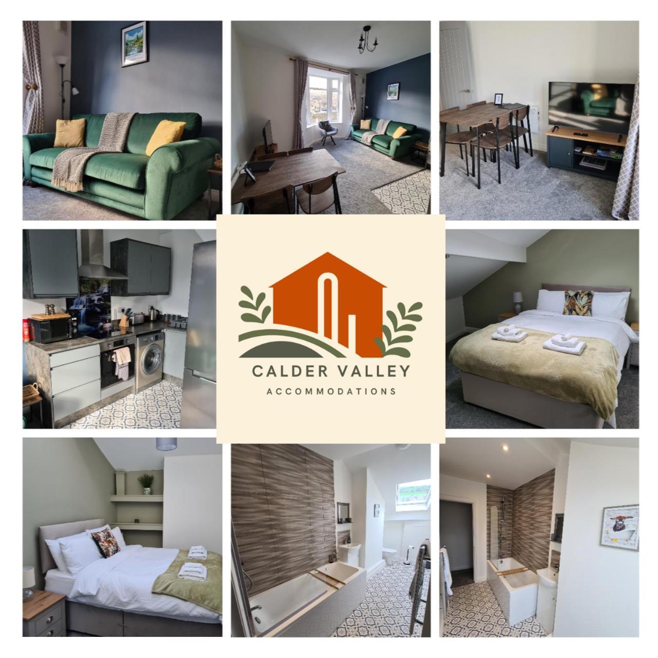 Modern River View Mytholmroyd Apartment Ngoại thất bức ảnh